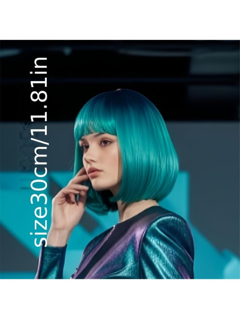 Fashionable Short Hair with Side Parting Bob Hairstyle,
